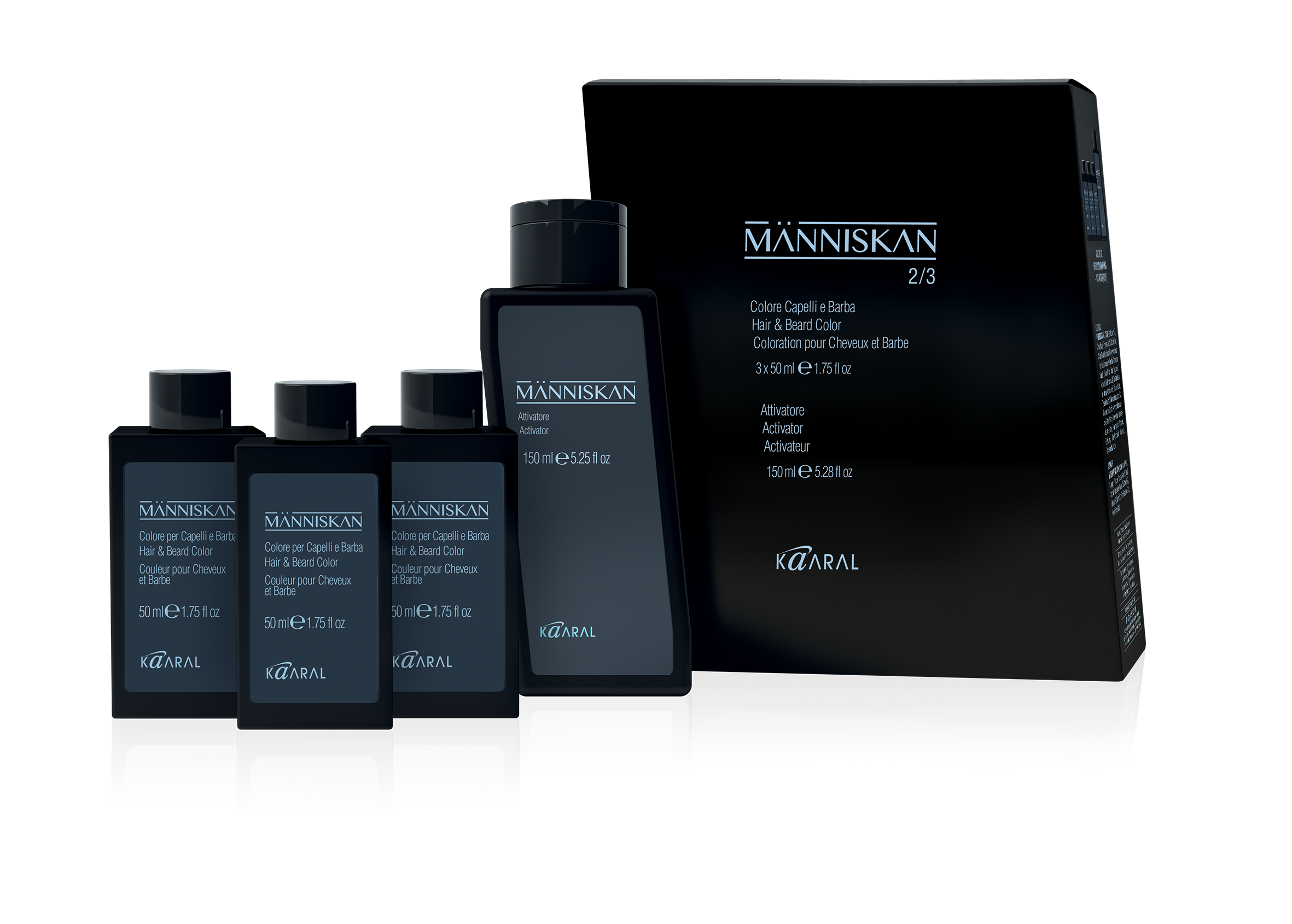 Manniskan Colore Capelli e barba + Attivatore